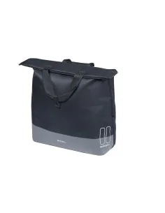 Basil shoppertas Mara Evo MIK Hooks zwart 17-19L