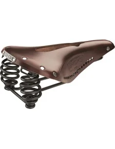Brooks zadel Flyer Carved Antique Brown