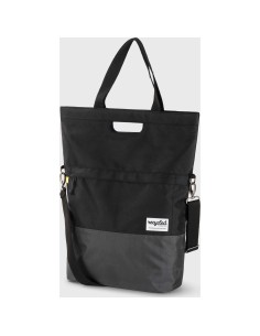 Urban Proof shoppertas recycled zwart grijs 20L