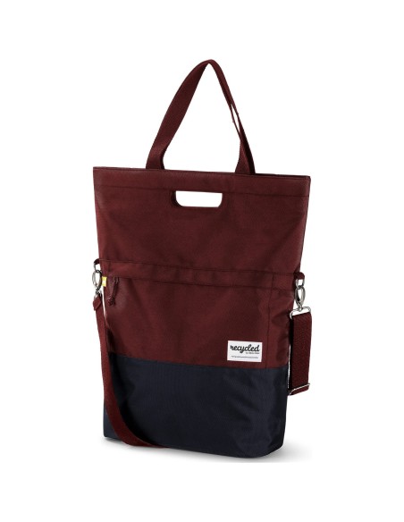 Urban Proof shoppertas recycled rood grijs 20L