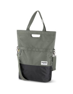 Urban Proof shoppertas recycled groen grijs 20L
