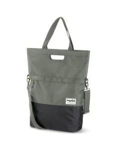 Urban Proof shoppertas recycled groen grijs 20L