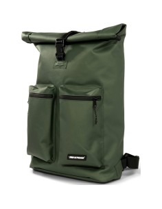 Urban Proof rugtas Rolltop backpack recycled groen 20L