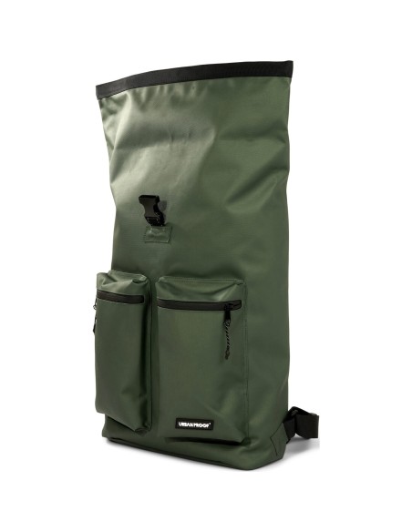 Urban Proof rugtas Rolltop backpack recycled groen 20L