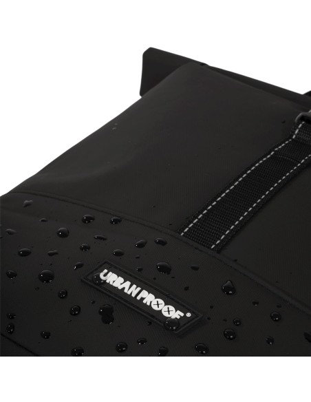 Urban Proof fietstas dubbel Rolltop bag recycled zwart 38L