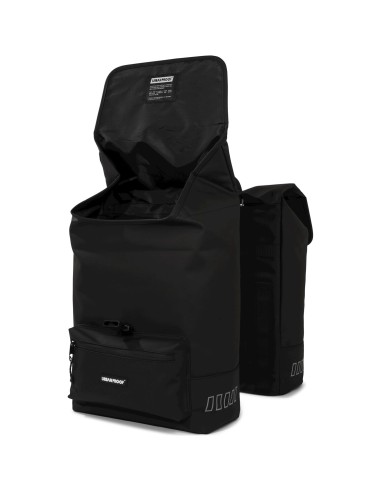 Urban Proof fietstas dubbel Cargo bag recycled zwart 38L