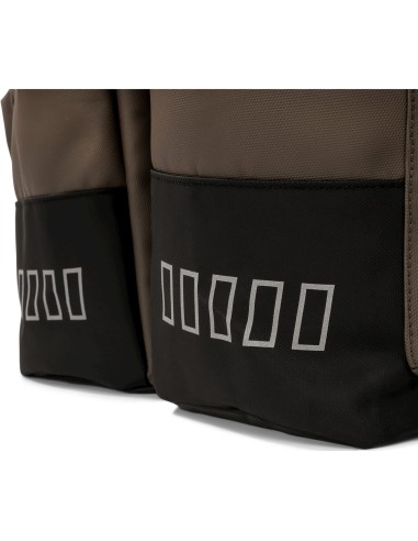 Urban Proof fietstas dubbel Cargo bag recycled bruin 38L