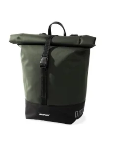 Urban Proof fietstas enkel Rolltop bag recycled groen 20L