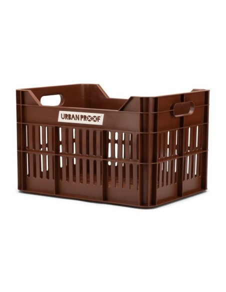 Urban Proof fietskrat 30L deep brown Recycled 40x30x25cm