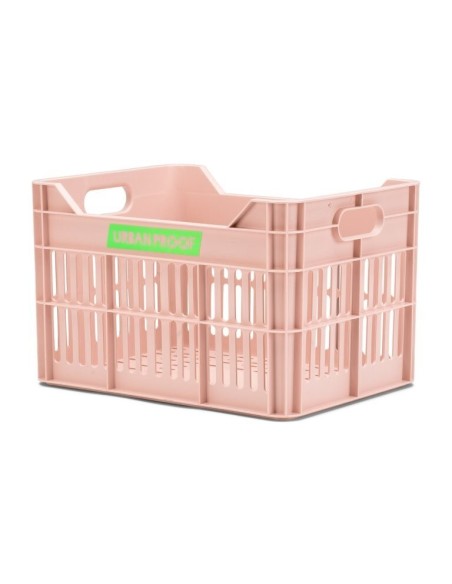 Urban Proof fietskrat 15L pastel pink Recycled 30x22x19cm
