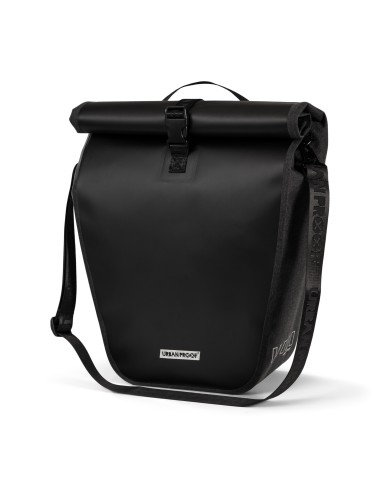 Urban Proof fietstas enkel District recycled zwart 20L