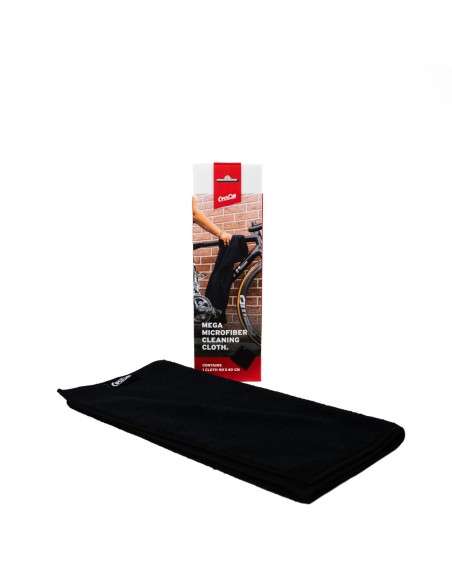 CyclOn Microfiber Mega Schoonmaakdoek 80x40cm zwart
