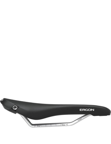 Ergon zadel SM dames zwart S/M zwart