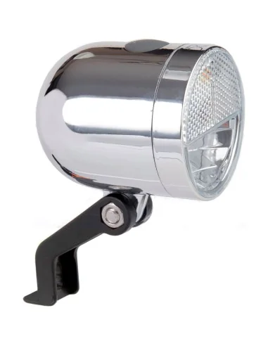 IKZI Light koplamp Nero batterij 10 lux chroom