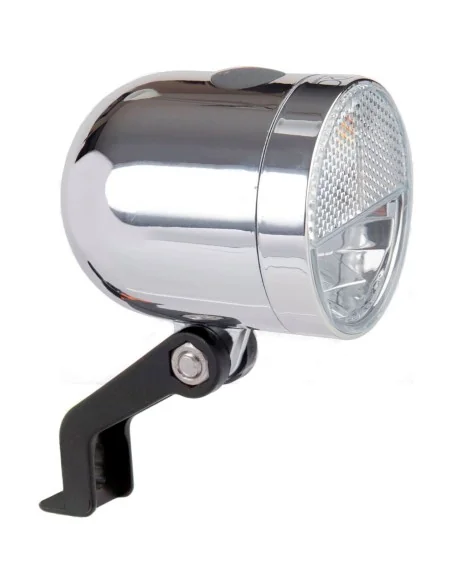 IKZI Light koplamp Nero batterij 10 lux chroom