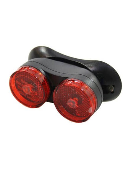 IKZI Light achterlicht Dobbel batterij 50/80mm oem