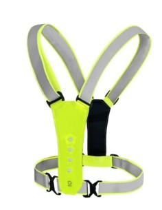 Ikzi reflectie sport veiligheidsvest Aryan met Led