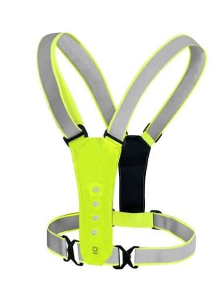 Ikzi reflectie sport veiligheidsvest Aryan met Led