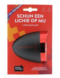 Amsterdam 750 fietskoplamp schijn een lichie op mij
