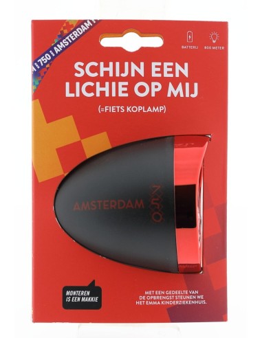 Amsterdam 750 fietskoplamp schijn een lichie op mij