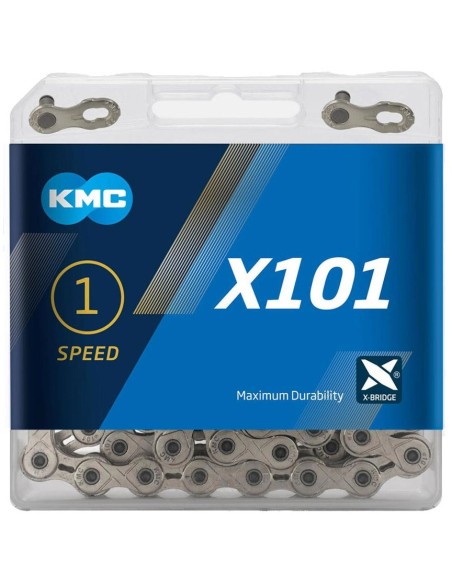 KMC ketting X101 1/8 silver 112s