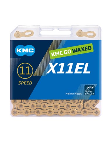 KMC ketting X11EL gold118s waxed