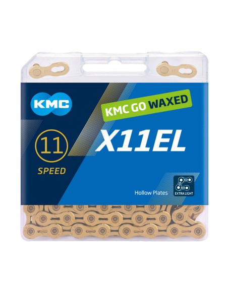 KMC ketting X11EL gold118s waxed