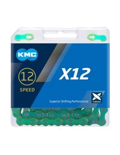 KMC ketting X12 aurora green 126s waxed