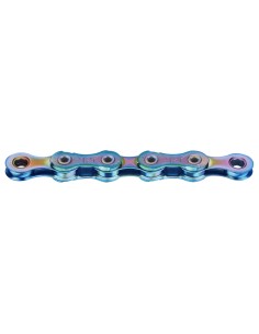 KMC ketting X12L aurora blauw 126s waxed