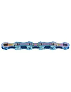 KMC ketting X12L aurora blauw 126s waxed