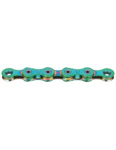 KMC ketting X12L aurora green 126s waxed