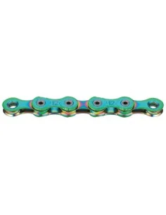 KMC ketting X12L aurora green 126s waxed