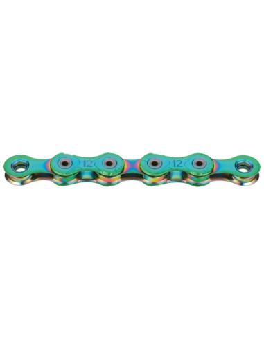KMC ketting X12L aurora green 126s waxed
