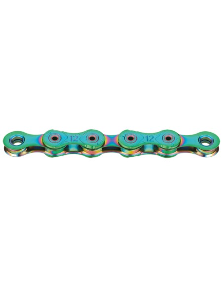 KMC ketting X12L aurora green 126s waxed