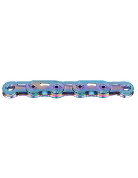 KMC ketting X Flattop SL SRAM 126s waxed aurora blue