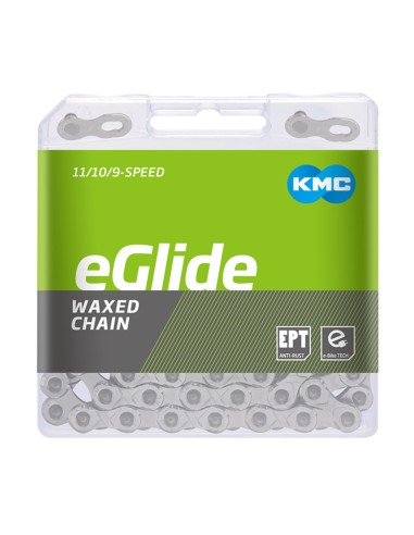 KMC ketting eGlide 9/11V EPT 132s Shimano Cues waxed