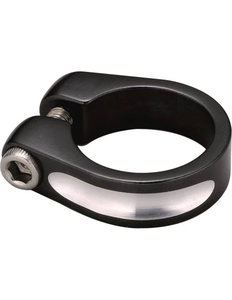 Union zadelpenklem 31.8mm alu zwart