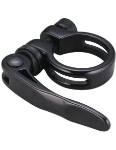 Union zadelpenklem met snelspanner 34.9 zwart