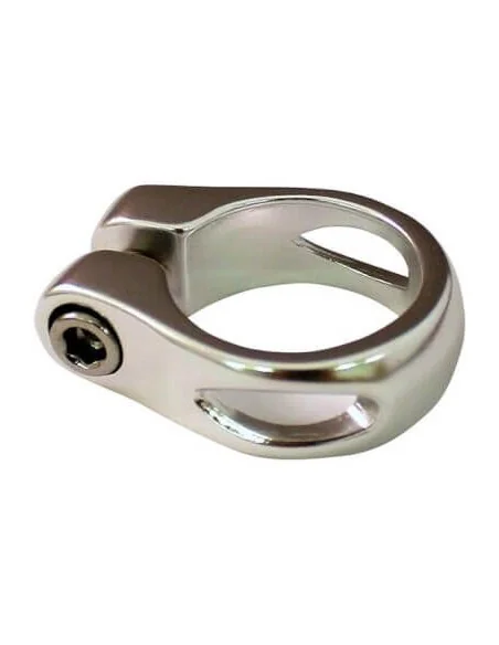 Union zadelpenklem 34.9mm sleuf zilver