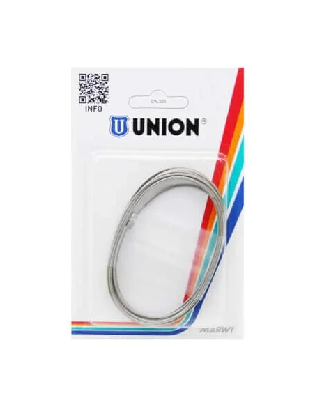 Union schakel binnenkabel rvs 2 nippels
