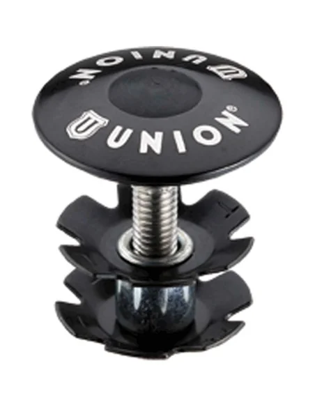 Union balhoofd plug/kap Ahead 1 1/8 zwart