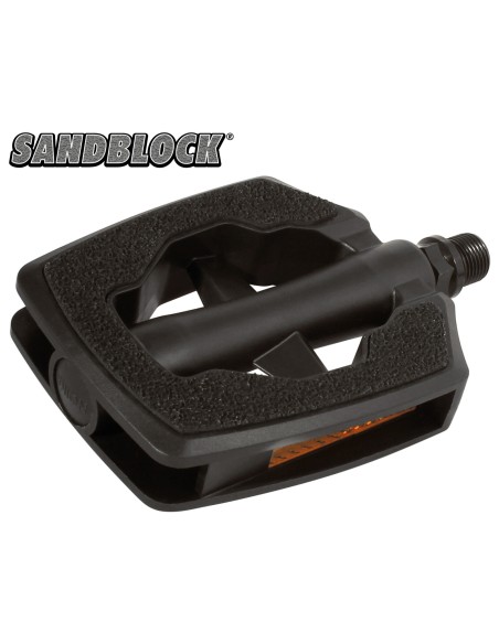 Union pedalen SP-880 anti-slip SANDBLOCK zwart opleg kaart