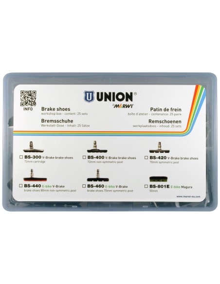 Union remblok V-brake 80mm E-bike WP (25)