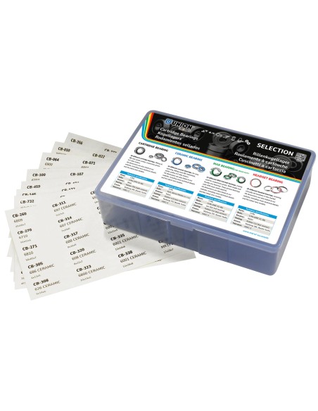 Union kogellager selectionbox met 8 stickervellen