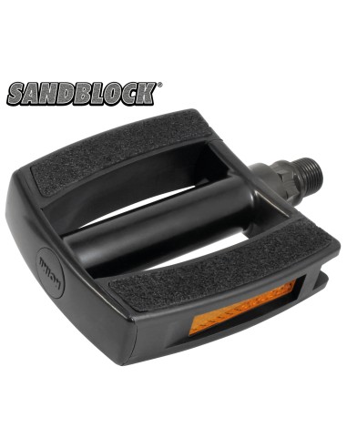 Union pedaal SP-828 zwart/zwart SANDBLOCK, op kaart
