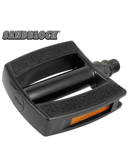Union pedaal SP-828 zwart/zwart SANDBLOCK, op kaart