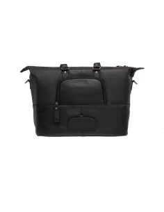 New Looxs laptoptas leer Verla zwart 21 liter
