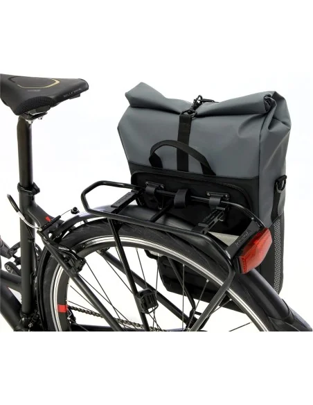 New Looxs fietstas enkel Nyborg donkergrijs/zwart 17L