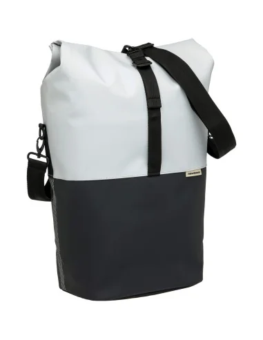 New Looxs fietstas enkel Nyborg lichtgrijs/zwart 17L