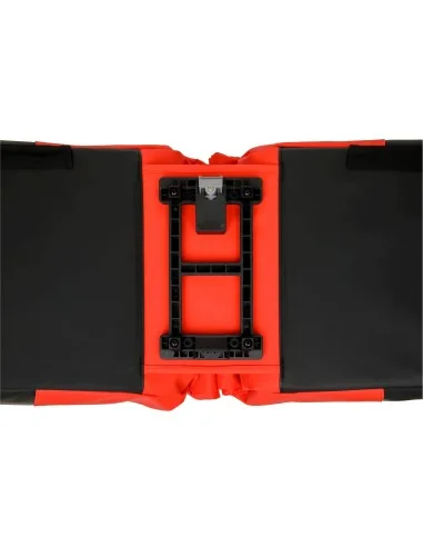 New Looxs fietstas dubbel Nyborg rood/zwart MIK 34L